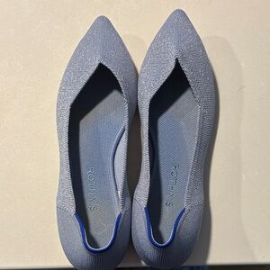 Rothy's Women's Light Blue Pointed Flats